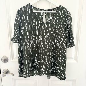 NWT StitchFix Papermoon Delaney Puff Sleeve Blouse XXL
